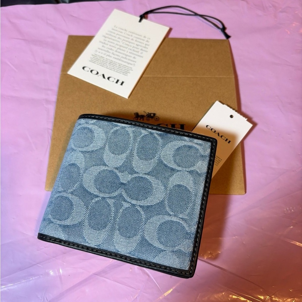 Coach Denim Blue wallet
